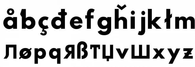 Hussar Paneuropjskich Lowercase Fonte MAIÚSCULAS