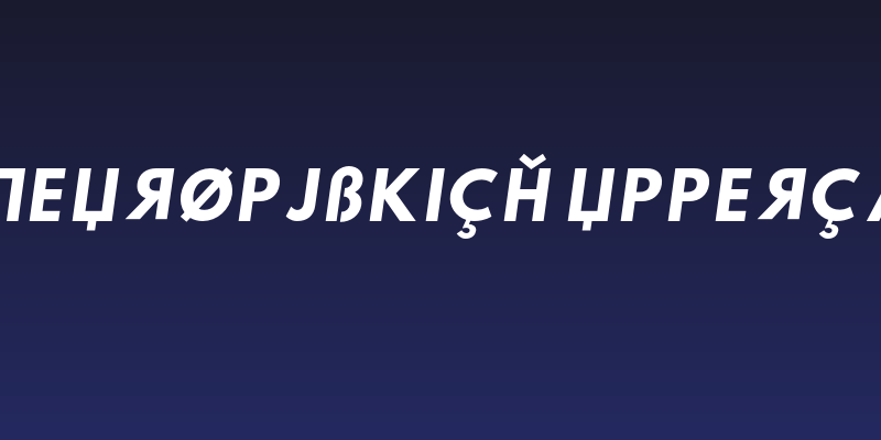 Hussar Paneuropjskich Uppercase Oblique Social Header