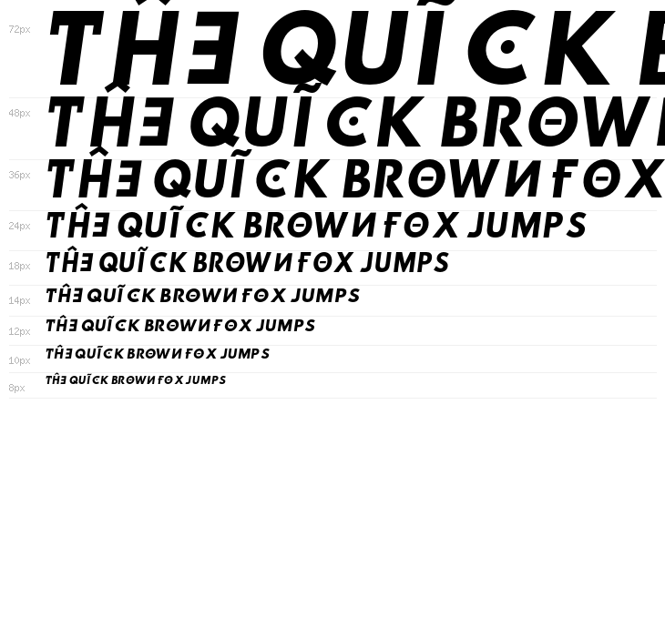 Hussar Paneuropjskich Uppercase Oblique Waterfall