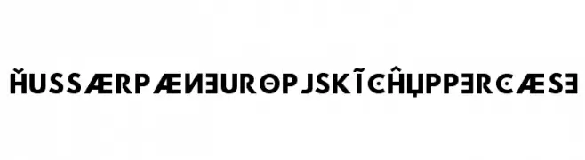 Hussar Paneuropjskich Uppercase  baixar fontes gratis