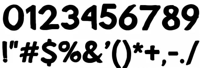 Hussar Pisanka Black Font OTHER CHARS