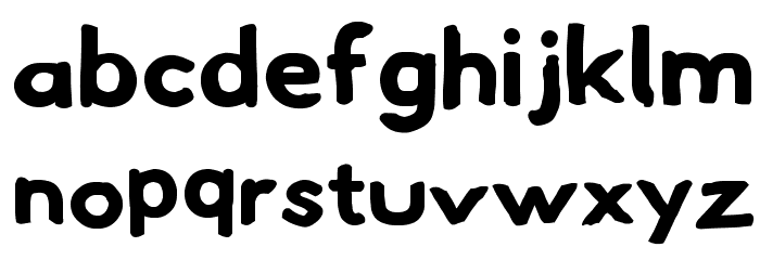 Hussar Pisanka Black Font LOWERCASE