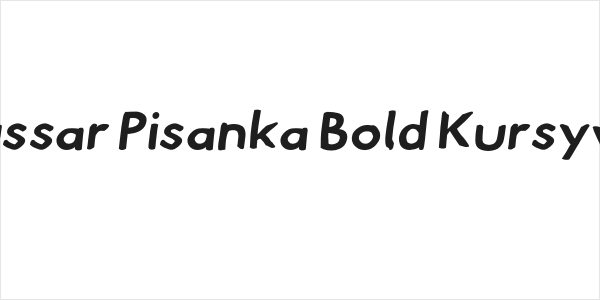 Hussar Pisanka Bold Kursywa Logo