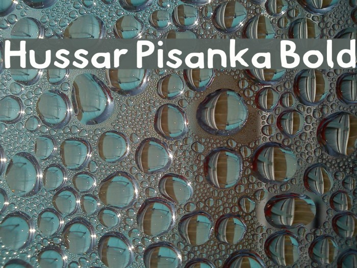 Hussar Pisanka Bold Font examples