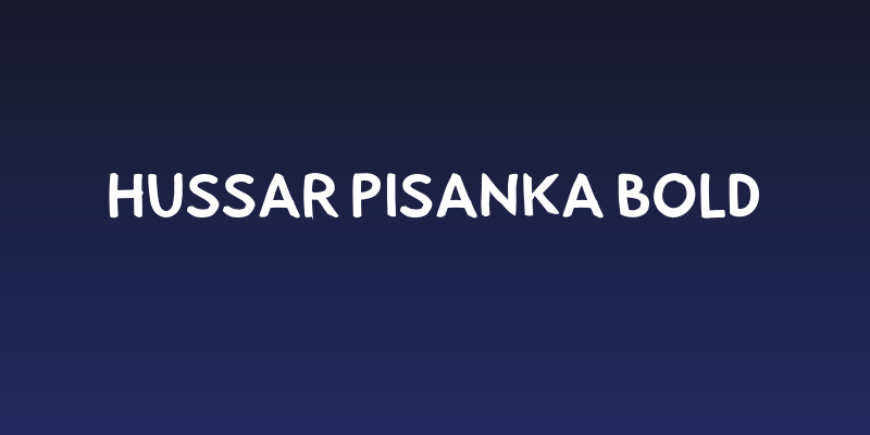 Hussar Pisanka Bold Social Header