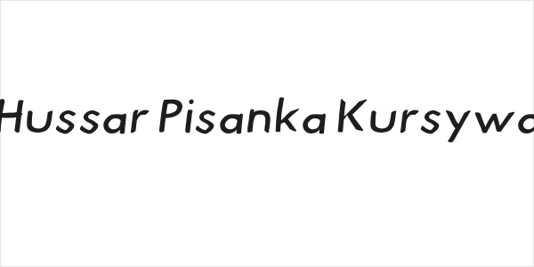 Hussar Pisanka Kursywa Logo