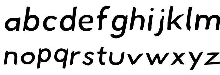 Hussar Pisanka Kursywa Font LOWERCASE