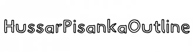 Hussar Pisanka Outline  baixar fontes gratis