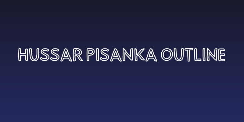 Hussar Pisanka Outline Social Header