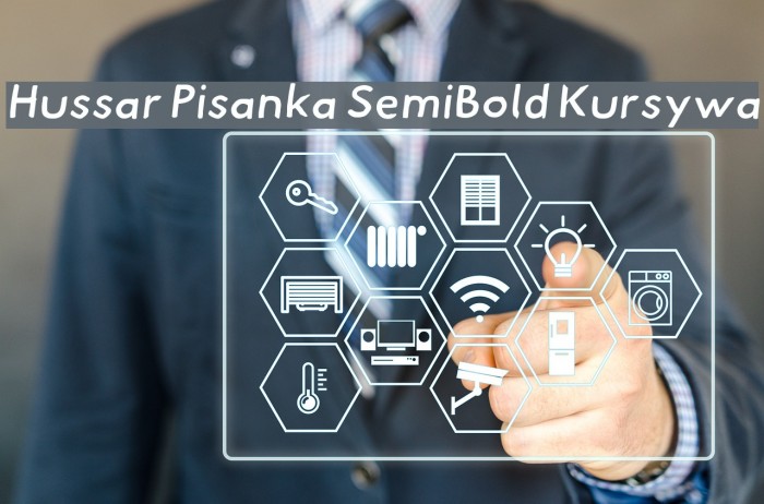 Hussar Pisanka SemiBold Kursywa Font examples