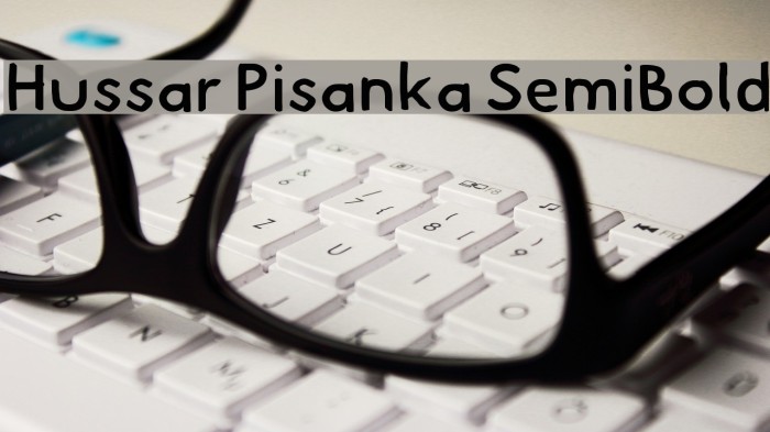 Hussar Pisanka SemiBold Example 3