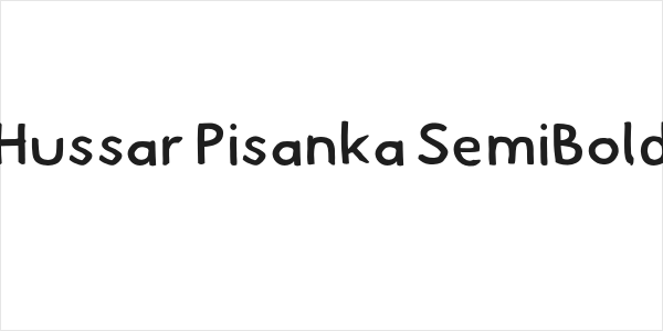 Hussar Pisanka SemiBold Logo