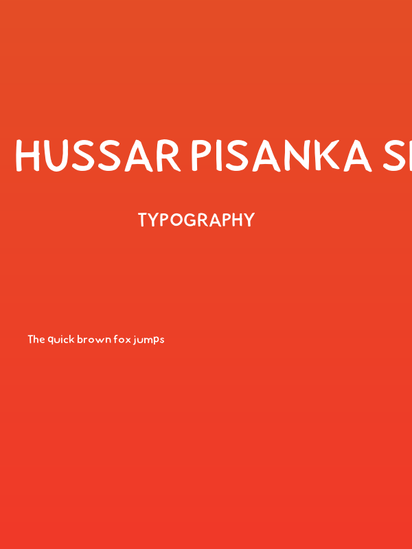 Hussar Pisanka SemiBold Poster