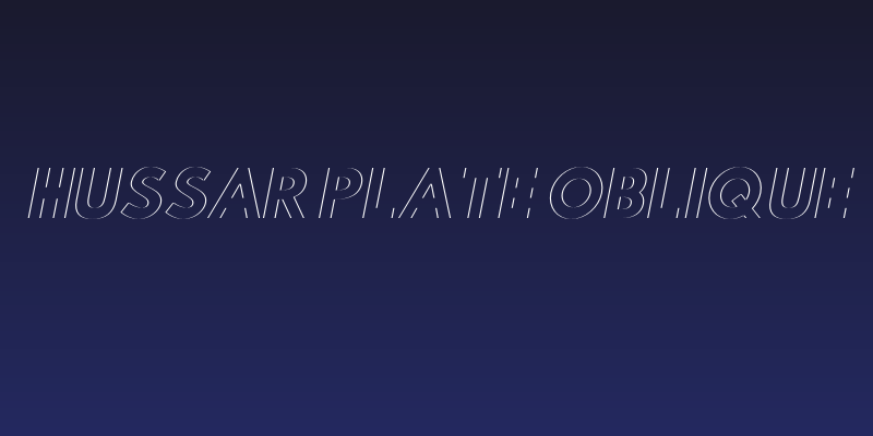 Hussar Plate Oblique Social Header