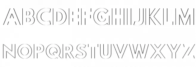 Hussar Plate Шрифта ВЕРХНИЙ