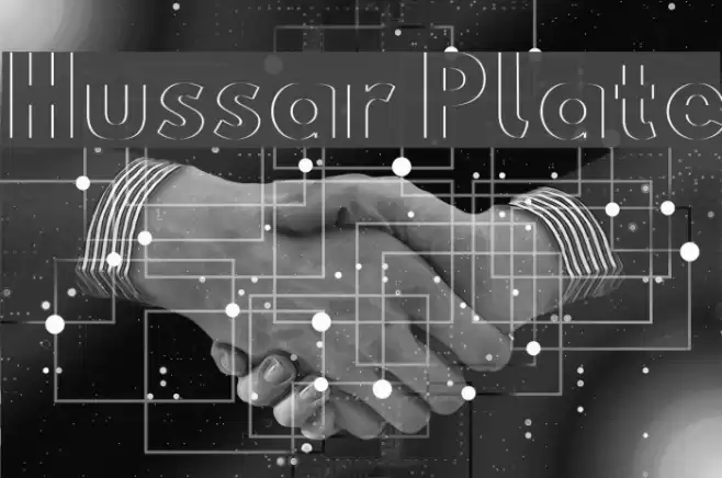 Hussar Plate Font examples