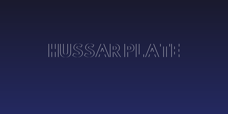 Hussar Plate Social Header