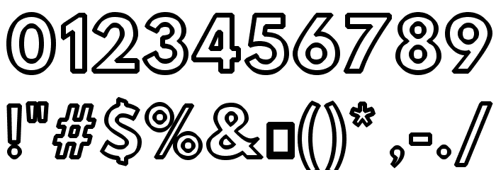 Hussar Press Font OTHER CHARS