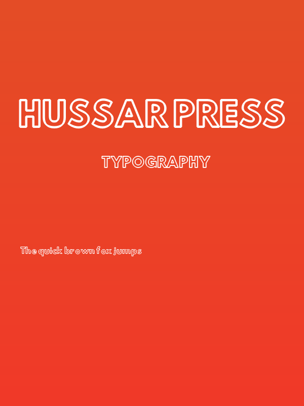 Hussar Press Poster