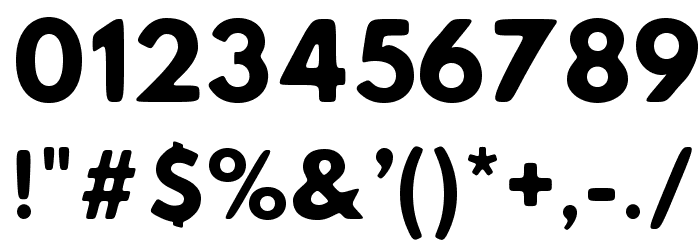 Hussar Print A Font OTHER CHARS