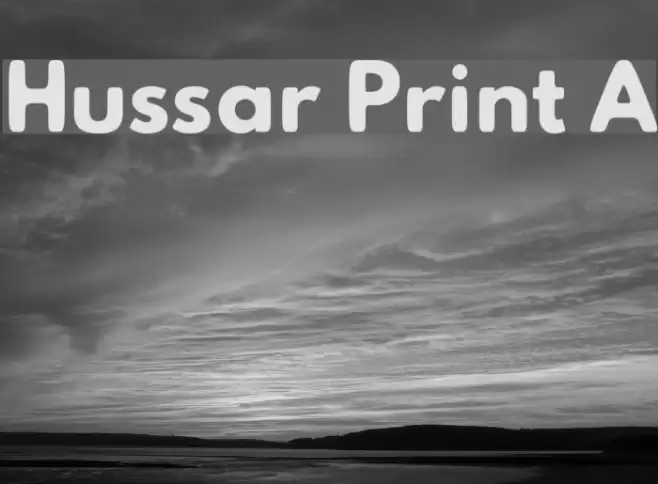 Hussar Print A  examples
