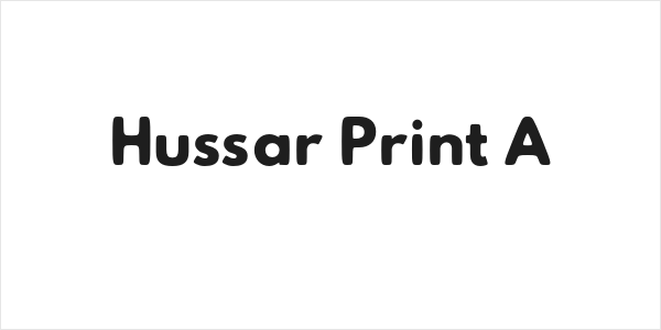 Hussar Print A Logo