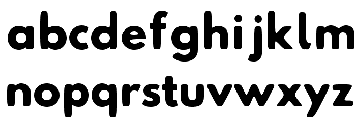 Hussar Print A Font LOWERCASE