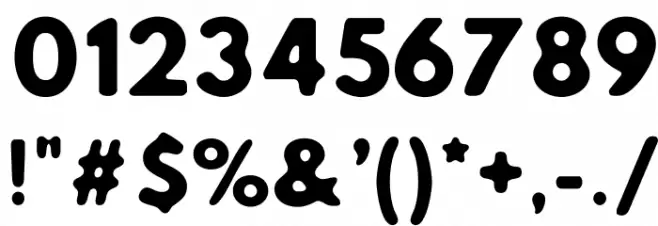 Hussar Print B Font OTHER CHARS