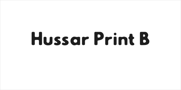 Hussar Print B Logo