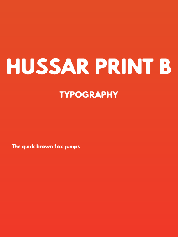 Hussar Print B Poster