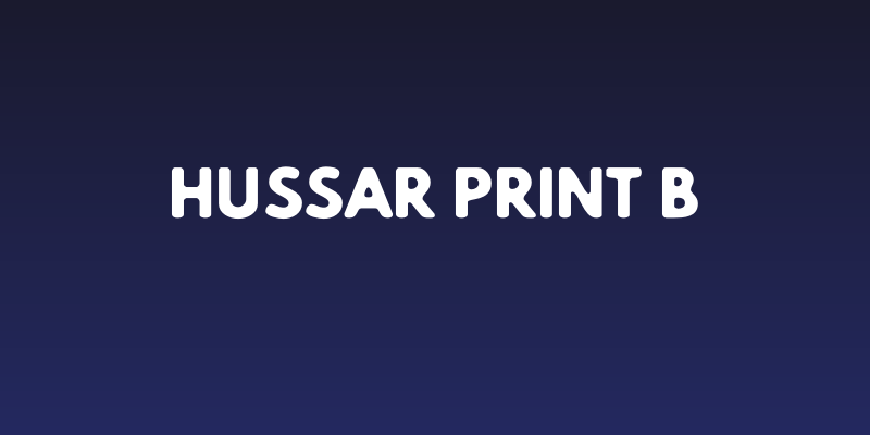 Hussar Print B Social Header