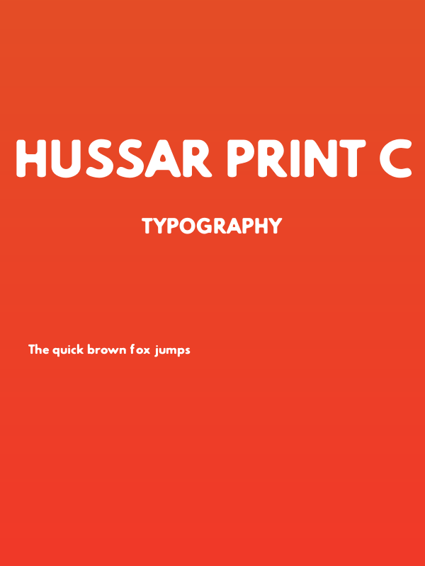 Hussar Print C Poster
