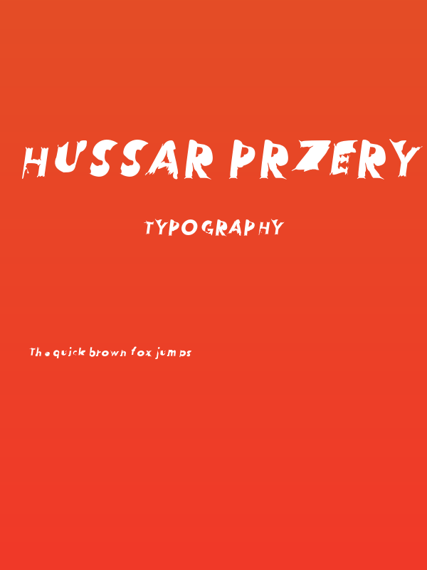 Hussar Przerywany Oblique Poster