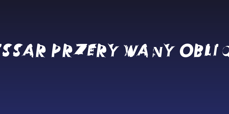 Hussar Przerywany Oblique Social Header