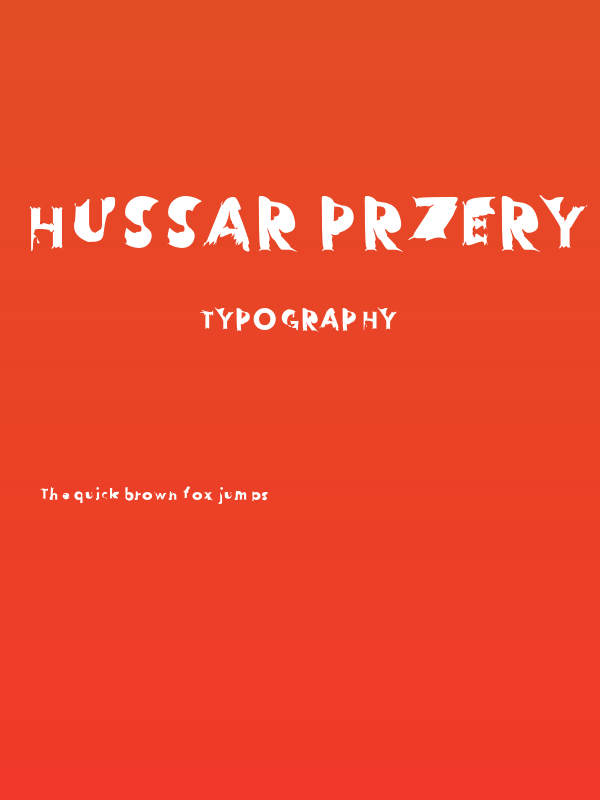 Hussar Przerywany Poster