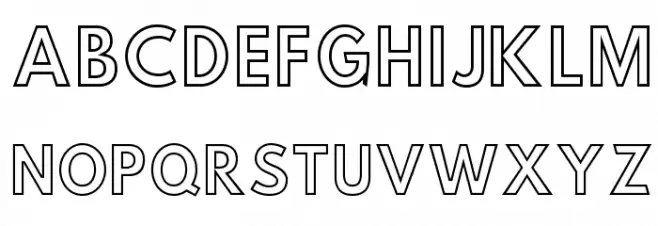 Hussar Simple Condensed Ghost Polices MAJUSCULES