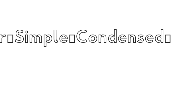 Hussar Simple Condensed Ghost Logo