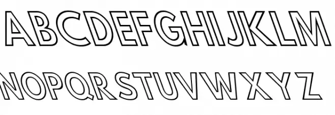 Hussar Simple ExtraCondensed Ghost OppositeOblique Three Шрифта ВЕРХНИЙ