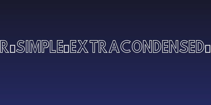 Hussar Simple ExtraCondensed Ghost Social Header