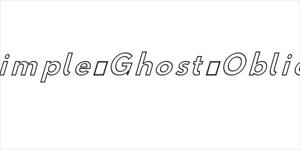 Hussar Simple Ghost Oblique Three Logo