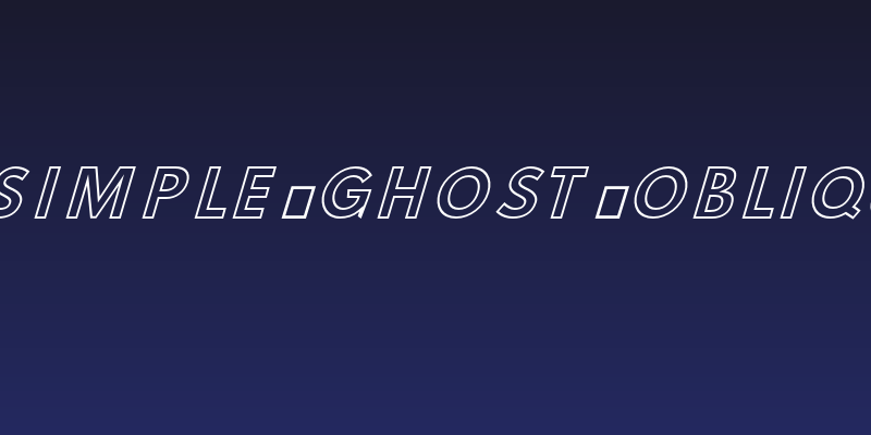 Hussar Simple Ghost Oblique Three Social Header