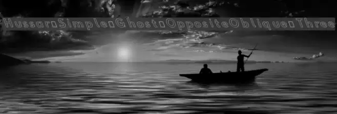 Hussar Simple Ghost OppositeOblique Three  examples