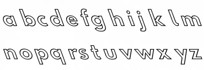 Hussar Simple Ghost OppositeOblique Three Schriftart Kleinbuchstaben