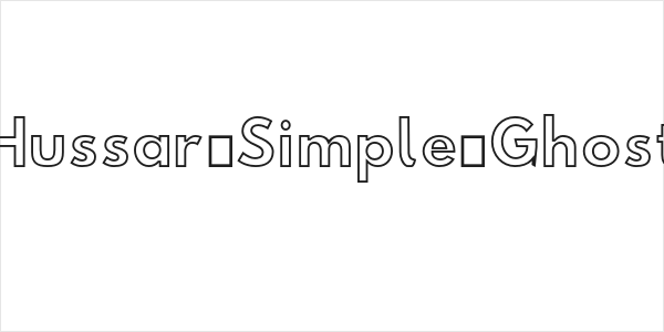 Hussar Simple Ghost Logo