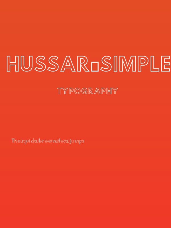 Hussar Simple Ghost Poster