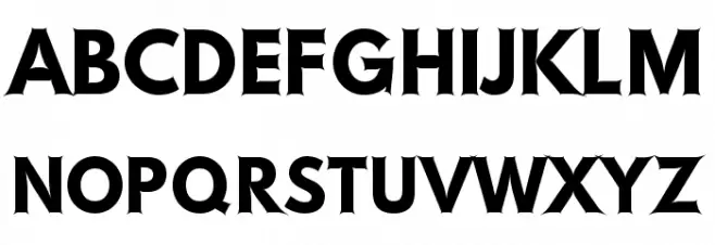 Hussar Szturm Шрифта ВЕРХНИЙ