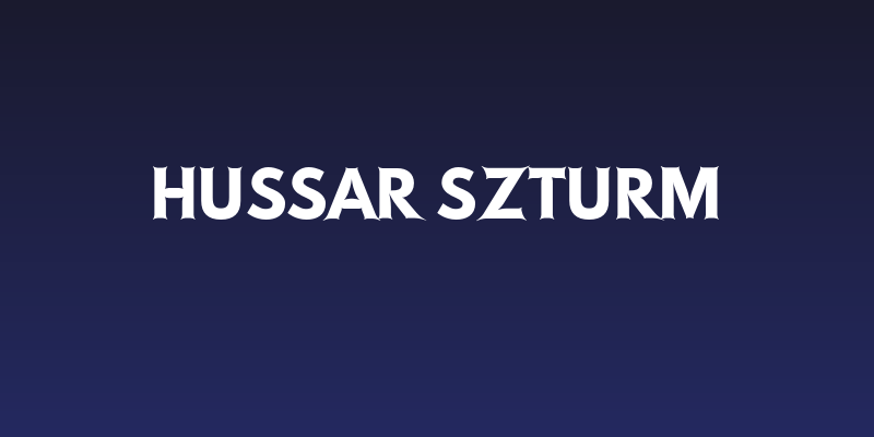 Hussar Szturm Social Header