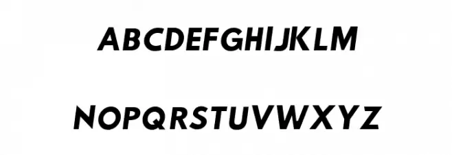Hussar Tani Dwa Kursywa Schriftart Groß