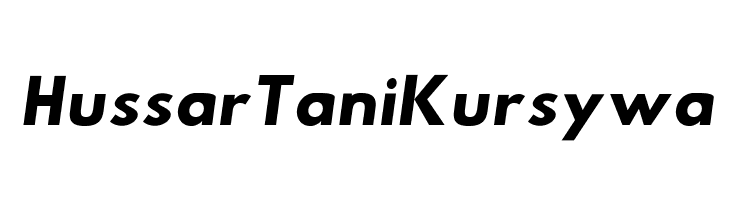 Hussar Tani Kursywa Font