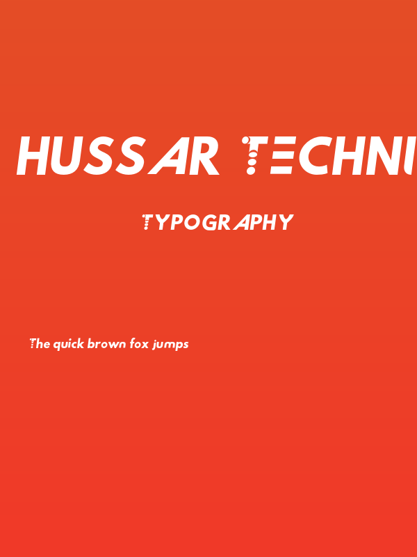 Hussar Techniczny Oblique Poster